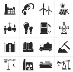 Black Business and industry icons N2 free image download