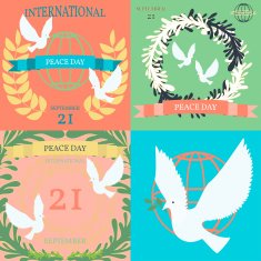 Vintage posters for the International Day of Peace N2