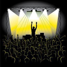 Live party illustration