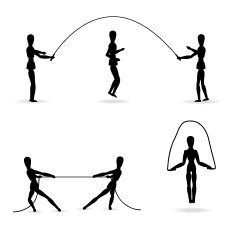 Play games with ropes
