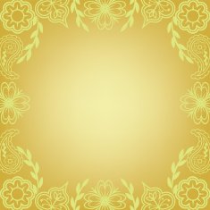 floral frame N236