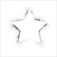 Grunge star frame