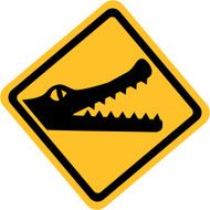 Crocodile Sign