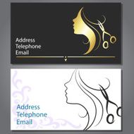 Business card for barbershop
