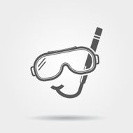 Diving mask icon