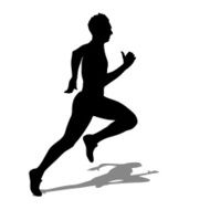Running silhouettes N10