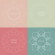 Vector draw freehand icons