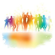 Dancing crowd