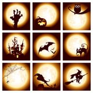 Collection of Halloween elements N2