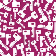 white keys seamless pattern