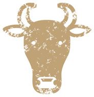 Stencil cow