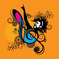 Abstract musical background N7
