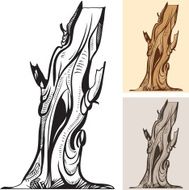 Old bare tree