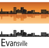 Evansville skyline