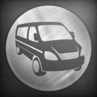 Van round sign