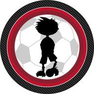 Soccer Football Boy Silhouette