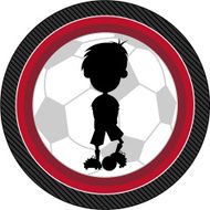Soccer Football Boy Silhouette N2