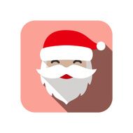 Christmas Santa Claus flat icon N2