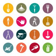 Gardening tools icons N2