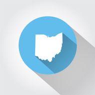 Map state of Ohio