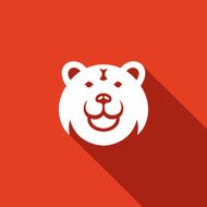 Bear head icon Vector Illustration
