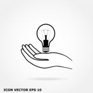 lamp in hand