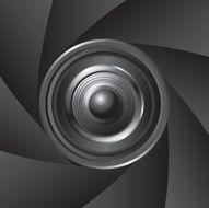Lens of the camera