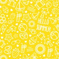 Seamless summer pattern N10