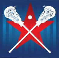 Lacrosse Sticks and Star Male