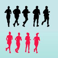 Male &amp; Female Runners