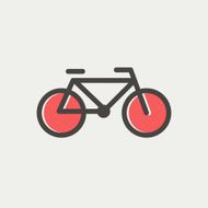 Bicycle thin line icon N5