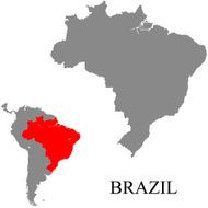 Brazil Map N14