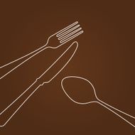 Lines forming Cutlery