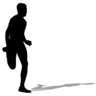 Running silhouettes N13