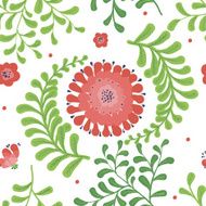 Elegance Seamless pattern with flowers N9