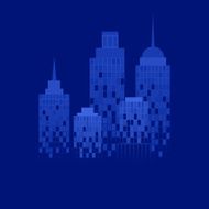 Night city background