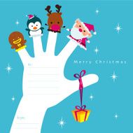 Christmas finger puppets N2
