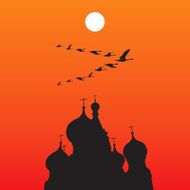 Crane migration - Moscow