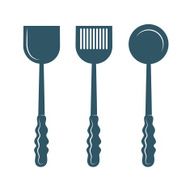 Vector drawing of cooking utensils