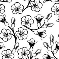 Seamless pattern with flowers Vector illustration N6