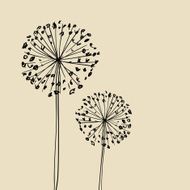 Abstract Dandalions background N3