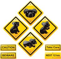 koala Animal traffic sign