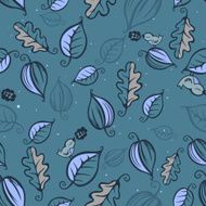 Night forest pattern