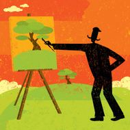 Artist Painting N4