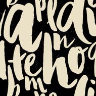 Seamless pattern letters N2