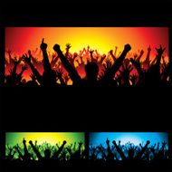 Cheering Concert Crowd