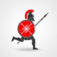 Ancient legionnaire warrior icon
