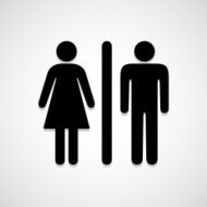Toilet icon great for any use Vector EPS10 N3