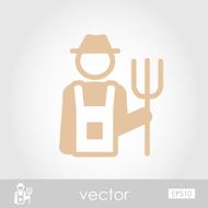 Farmers vector icon