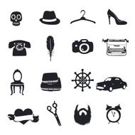 Set flom 12 unique pictograms N2